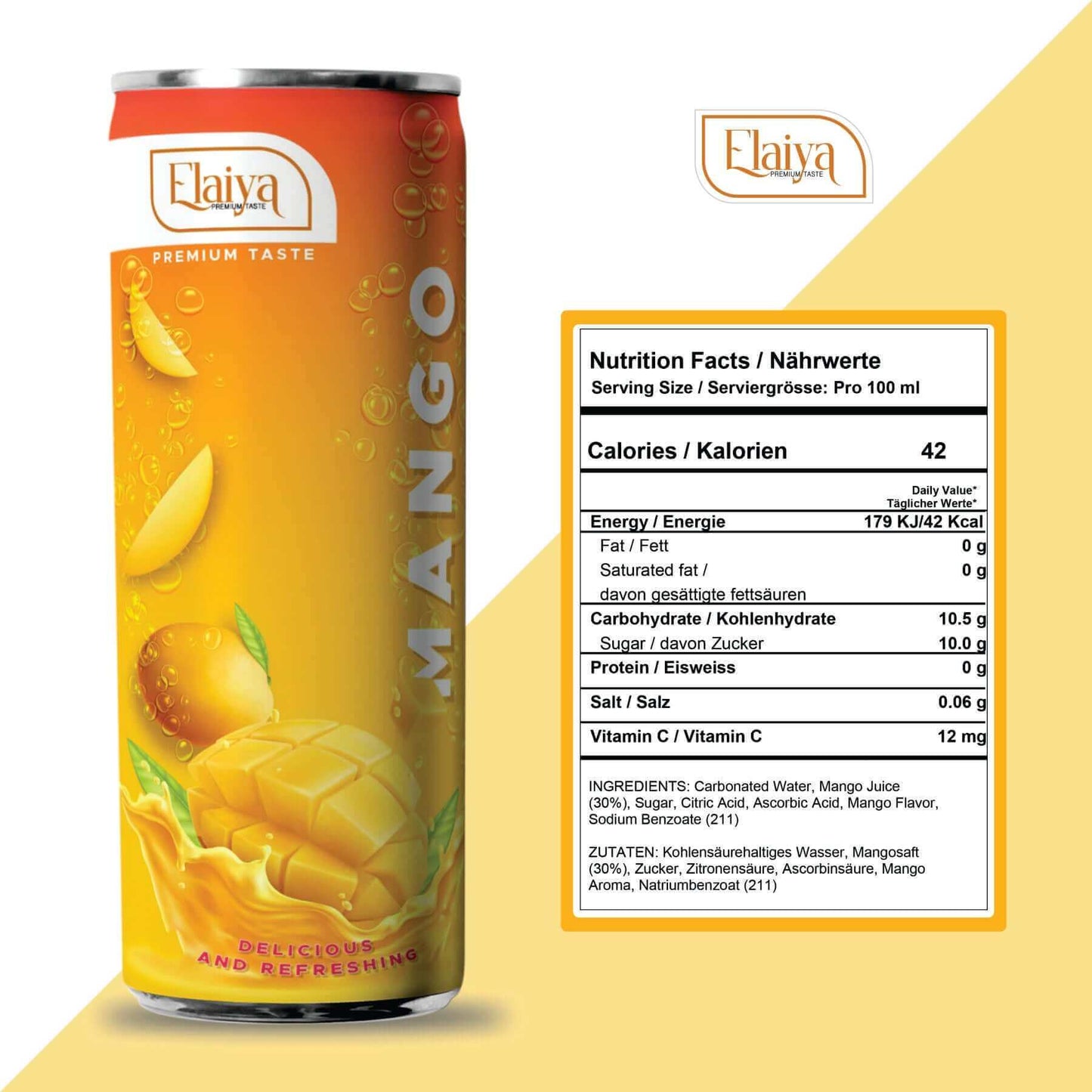 Sparkling Mango - 24 x 250 ml