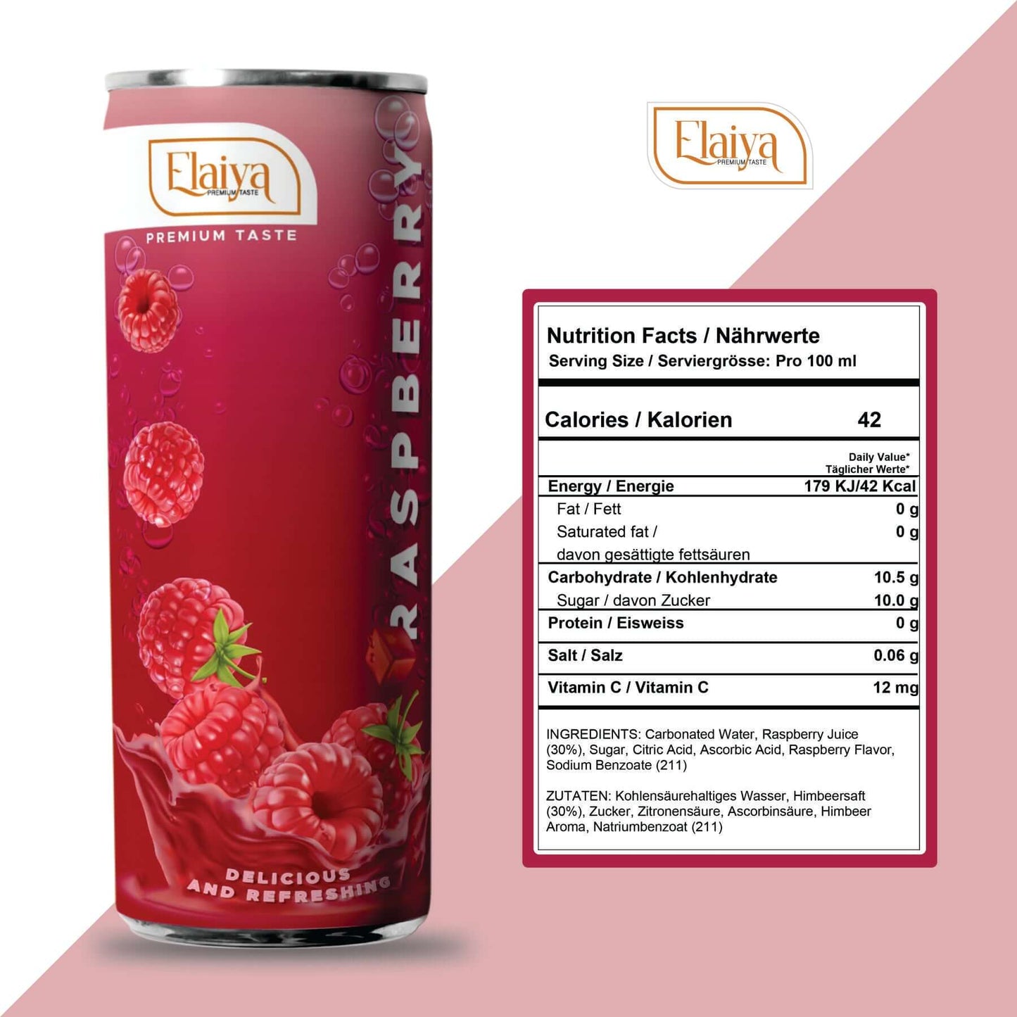 Sparkling Raspberry - 24 x 250 ml